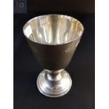 SILVER JUBILEE BEAKER 1977 CIRCA 178 GRAMS 5" TALL