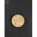 22 carat gold Sovereign - Queen Victoria 1893
