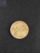 22 carat gold Sovereign - Queen Victoria 1893