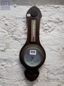 SMALL ANTIQUE BANJO BAROMETER