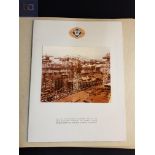 FOLDER OF HARLAND AND WOLFF CHRISTMAS CARDS 1947-1961