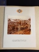 FOLDER OF HARLAND AND WOLFF CHRISTMAS CARDS 1947-1961