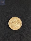 22 carat gold sovereign - Queen Victoria 1900