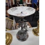 ANTIQUE SILVER PLATE STAG CENTREPIECE