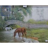 PASTEL DRAWING - HORSES