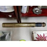 VICTORIAN BRASS TELESCOPE ROSS OF LONDON