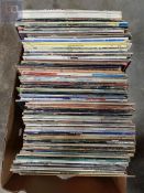 LARGE BOX OF VINTAGE LPs