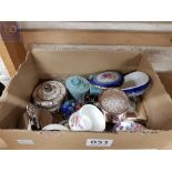 12 COLLECTABLE TRINKET BOXES