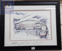 AUTOGRAPHED LIMITED EDITION PRINT OF THE WATERFRONT HALL