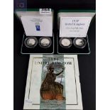 3 PROOF COIN SETS