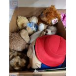 BOX OF SOFT TOYS