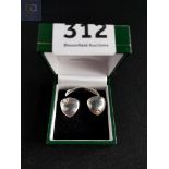 SILVER CLIP ON EARRINGS