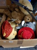 BOX OF SOFT TOYS