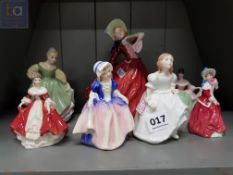 7 VARIOUS ROYAL DOULTON FIGURES