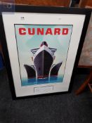 CUNARD PRINT