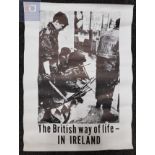 ORIGINAL POSTER ' THE BRITISH WAY OF LIFE IN IRELAND'
