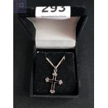 SILVER CROSS AND CHAIN