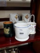 COLLECTION OF VICTORIAN MUGS AND JUGS