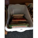 BOX OF STAMP ALBUMS