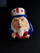 KEVIN FRANCIS FACE POT ' UNCLE SAM' BOXED