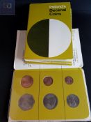 4 SETS OF IRELAND'S DECIMAL COINS