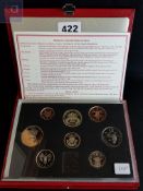 1986 UK PROOF COIN COLLECTION 8 X COINS