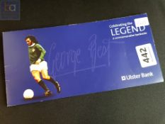 GEORGE BEST £5 NOTE AND COVER