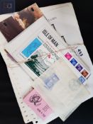 QUANTITY OF MINT ISLE OF MAN STAMPS AND FIRST DAY COVERS