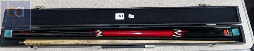 JIMMY WHITE CASED SNOOKER CUE