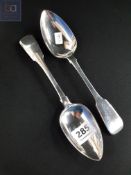 PAIR OF TABLESPOONS DUBLIN 1821