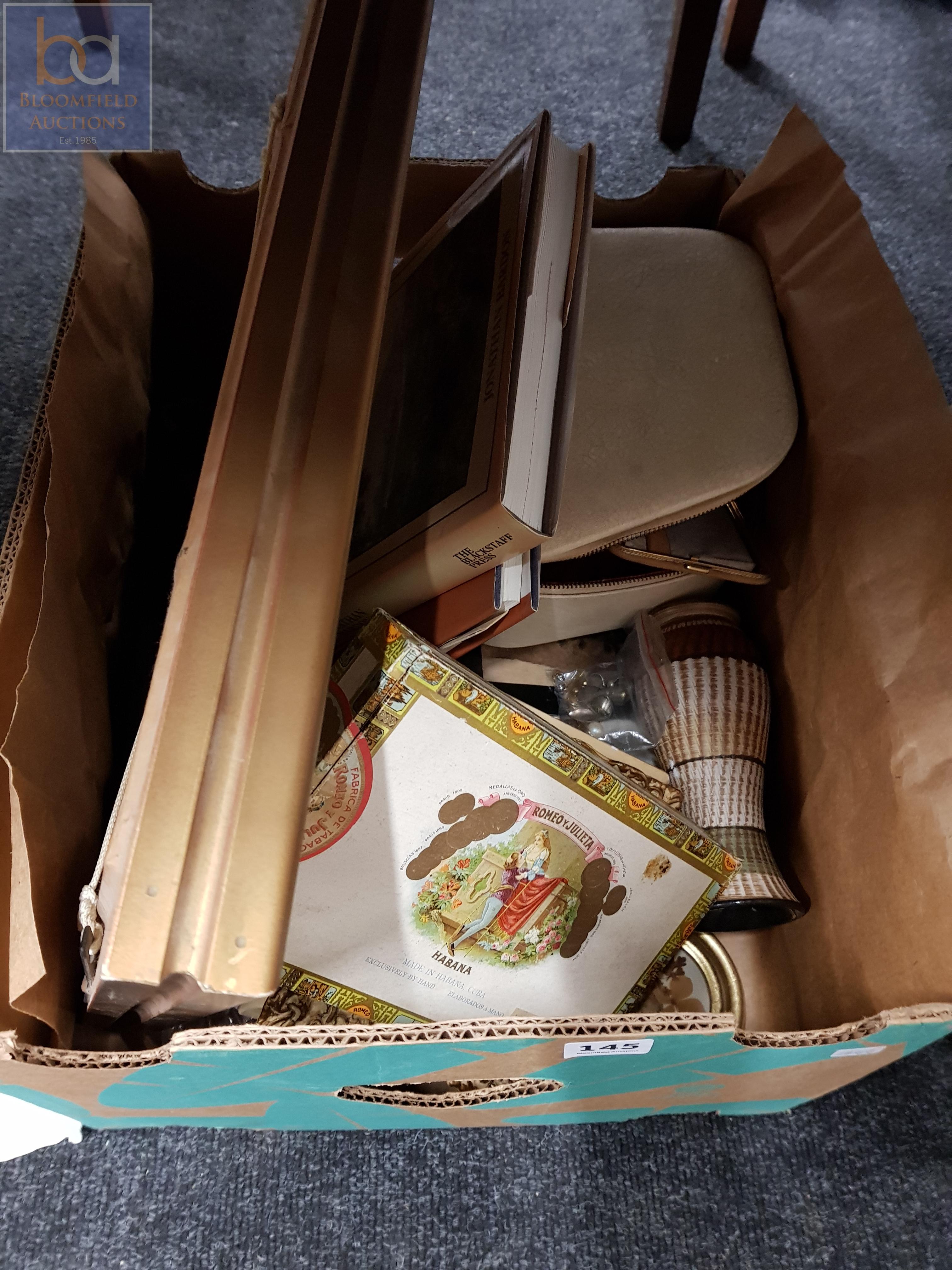 BOX LOT TO INCLUDE CHINA, GLASSWARE ETC