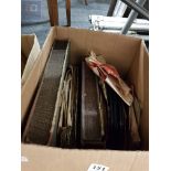 BOX OF OLD GRAMAPHONE RECORDS