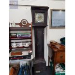 JOHN GODWIN OF (CRUDWELL LETTER R IS MISSING IN SPELLING) WILTSHIRE OAK LONGCASE CLOCK 6FT 10IN