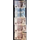 55 BANK OF ENGLAND £10 NOTES AND 4 BANK OF ENGLAND £5 NOTES