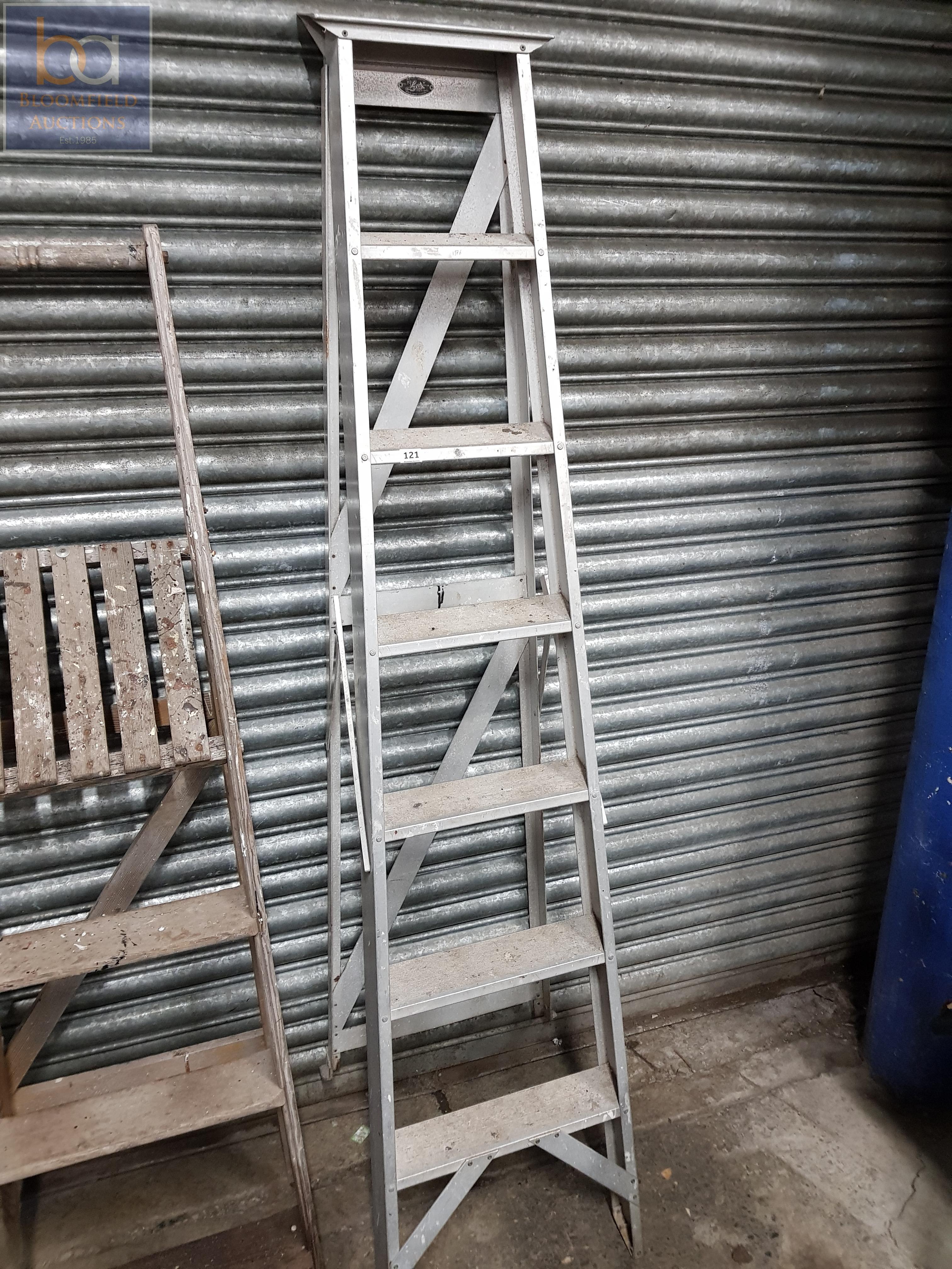 VINTAGE ALUMINIUM STEP LADDERS BY LYTE