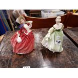 PAIR OF ROYAL DOULTON FIGURES