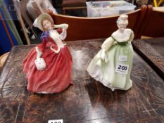 PAIR OF ROYAL DOULTON FIGURES