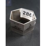 HEAVY SILVER NAPKIN RING 57 GRAMS