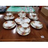 ROYAL STANDARD BOUQUET TEA SET