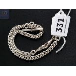 SILVER ALBERT/WATCH CHAIN