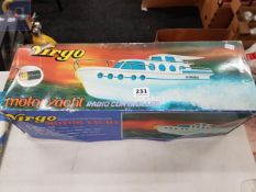 BOXED RADIO CONTROLLED YACHT