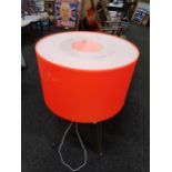 LARGE RETRO STYLE LAMP/COFFEE TABLE