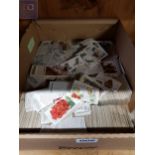 BOX OF CIGARETTE CARDS