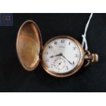 GOLD PLATED CYMA POCKET WATCH