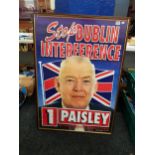 IAN PAISLEY CAMPAIGN POSTER