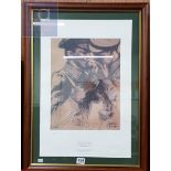 WILLIAM CONOR LTD EDITION PRINT - 'GIVE US A LIGHT' 36TH ULSTER DIVISION 16" X 10"