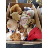 BOX OF SOFT TOYS