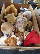 BOX OF SOFT TOYS