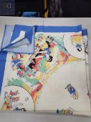 VINTAGE SNOW WHITE TABLECLOTH MADE BY SULTAN ENGLAND
