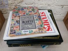 QUANTITY OF STAMP ALBUMS AND BOOK ON STAMPS